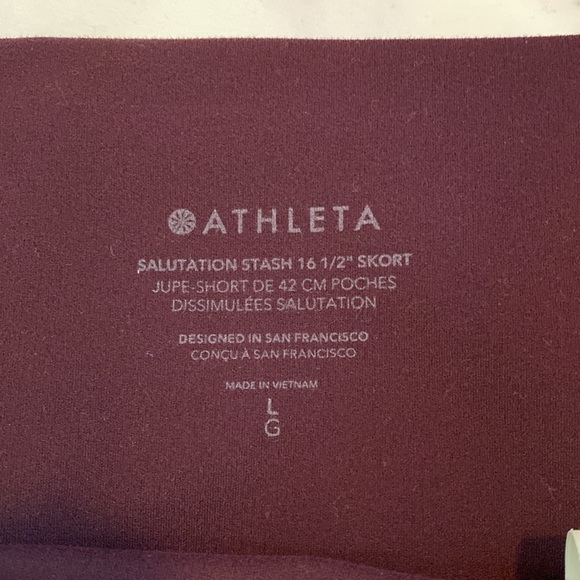 Athleta SALUTATION STASH HIGH RISE 16 1/2 SKORT - Picture 9 of 14